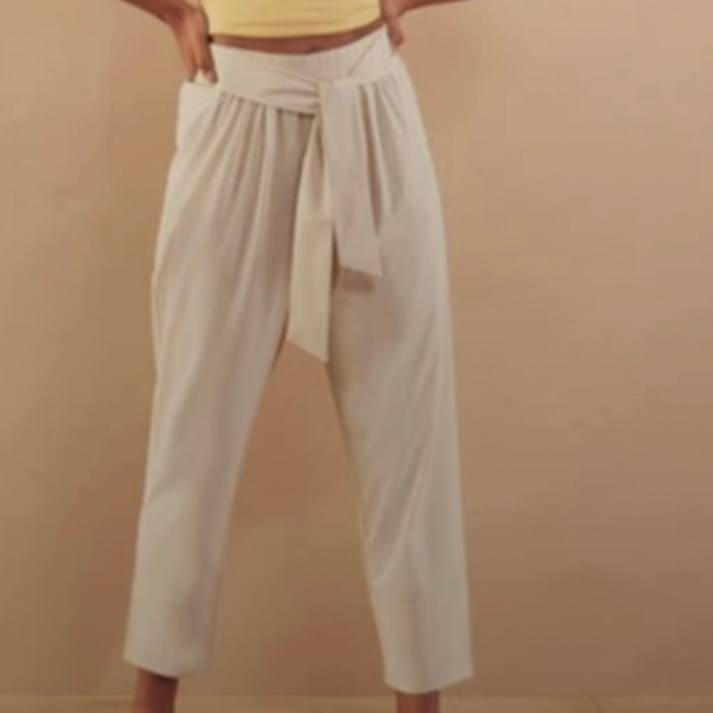 ADAY Easy Days Pants – Size medium– Light Beige/Oat ✨ Original Retail: $145